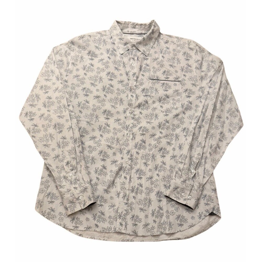Paper Denim & Cloth Men’s Button Down Shirt M Floral Print